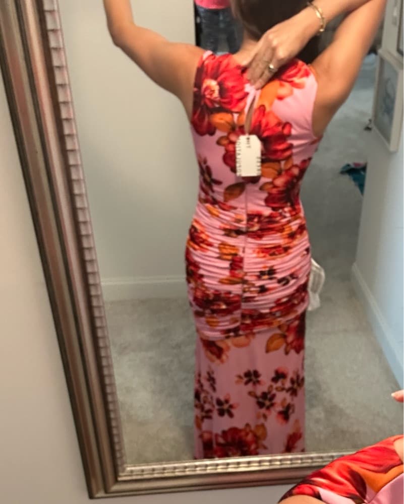 Floral Pink Dress  - Image 3