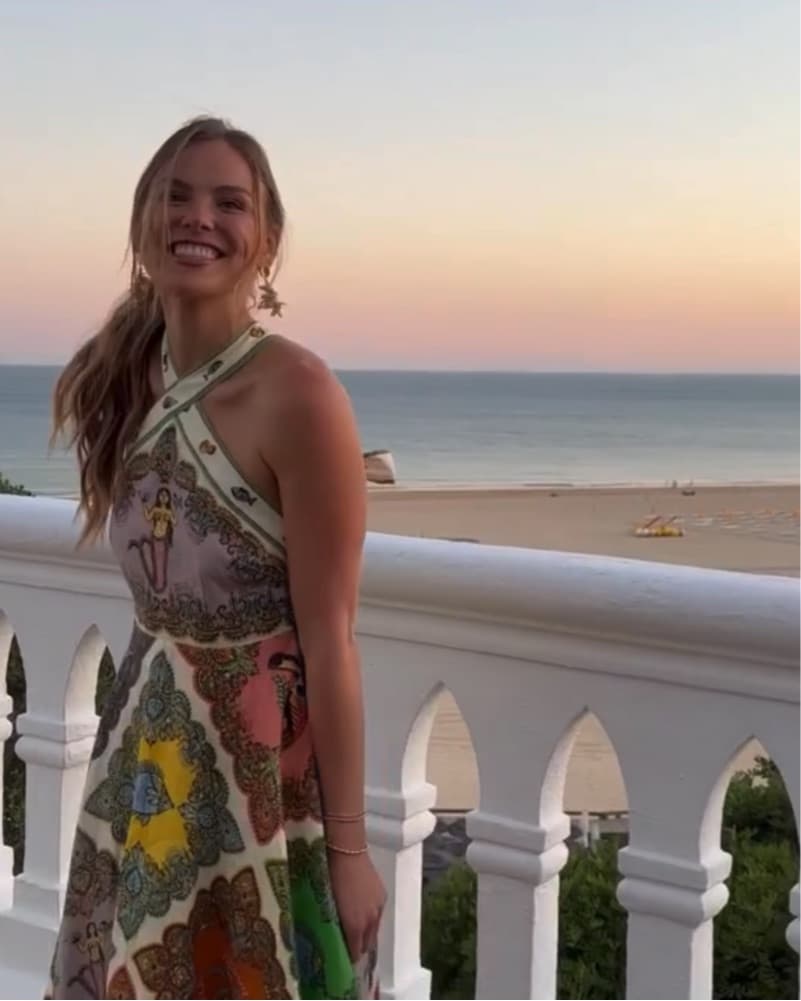 Alemais trippy toppo Halter Maxi  Dress - Image 4