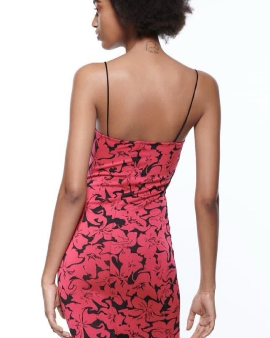ZARA Jacquard Midi Dress - Image 2