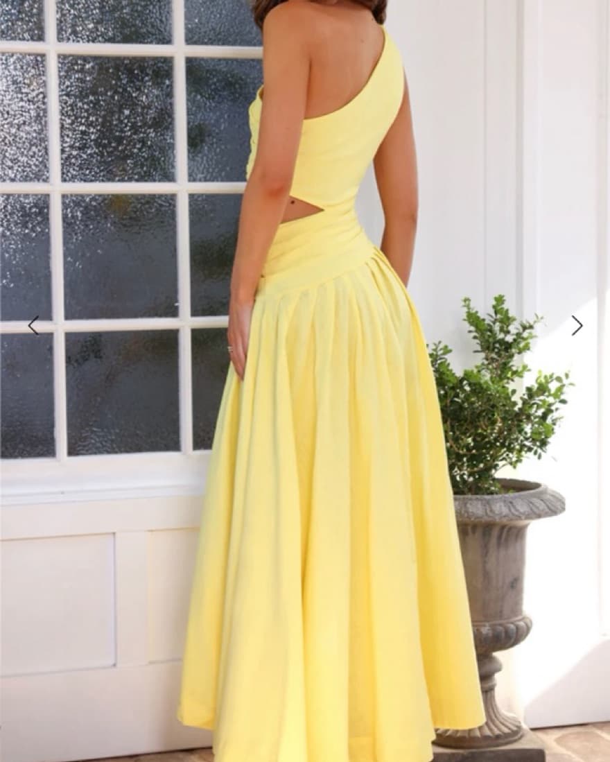 PRIVATE ISLAND TIME MAXI DRESS YELLOW  - Image 2