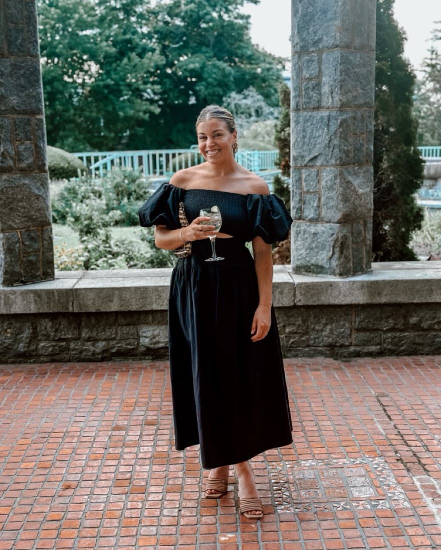 Off The Shoulder Cutout Dress - Image 3