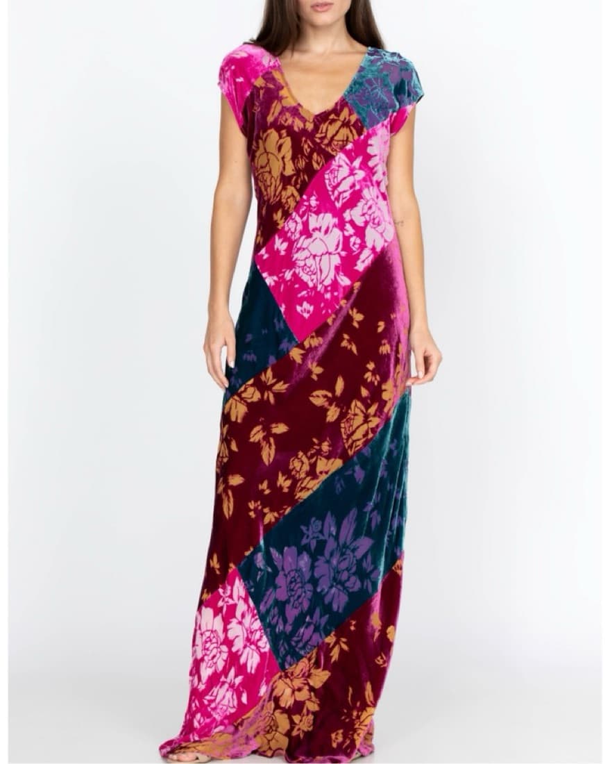Johnny Was Velvet Dress - Image 2