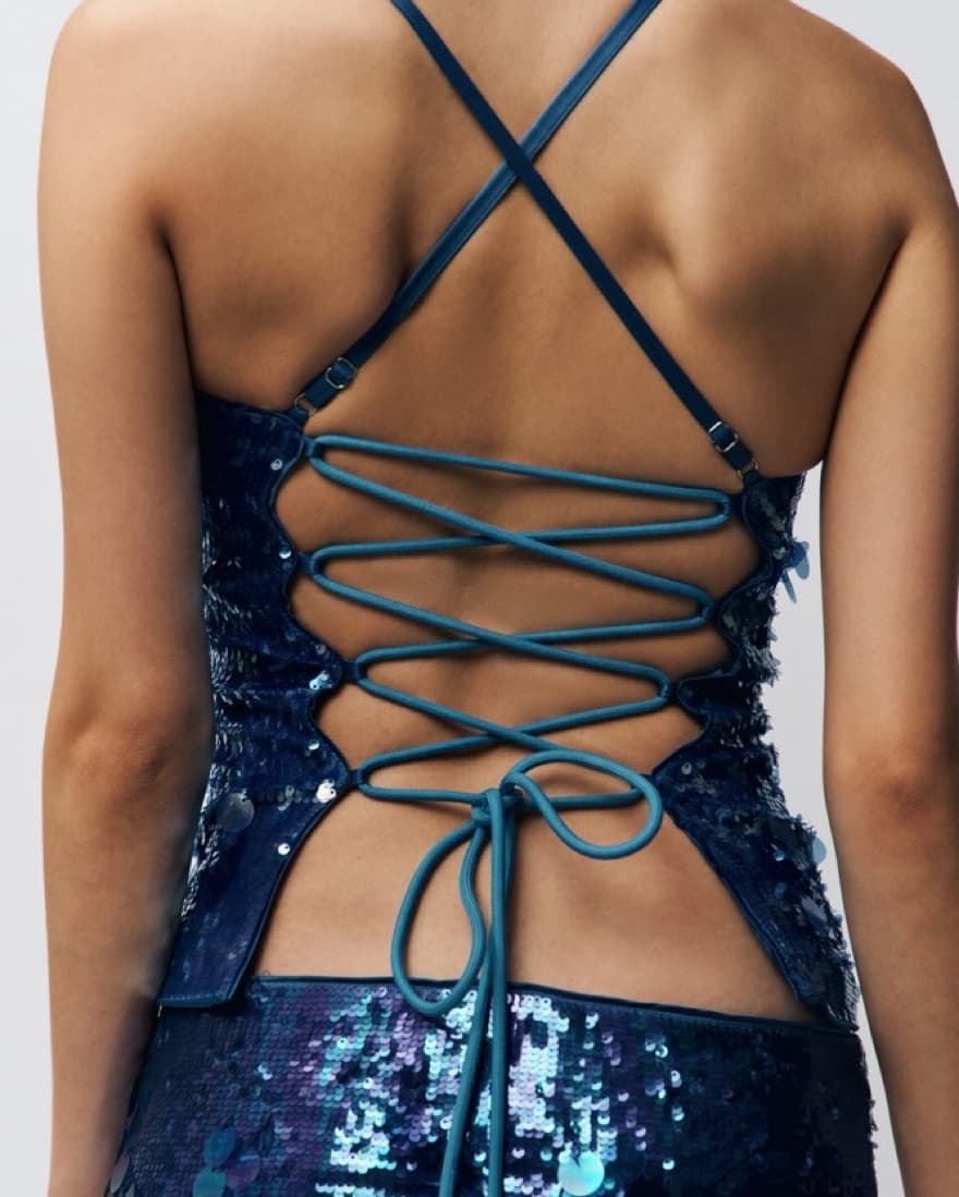 Guizio Paillette Cami Top - Image 3