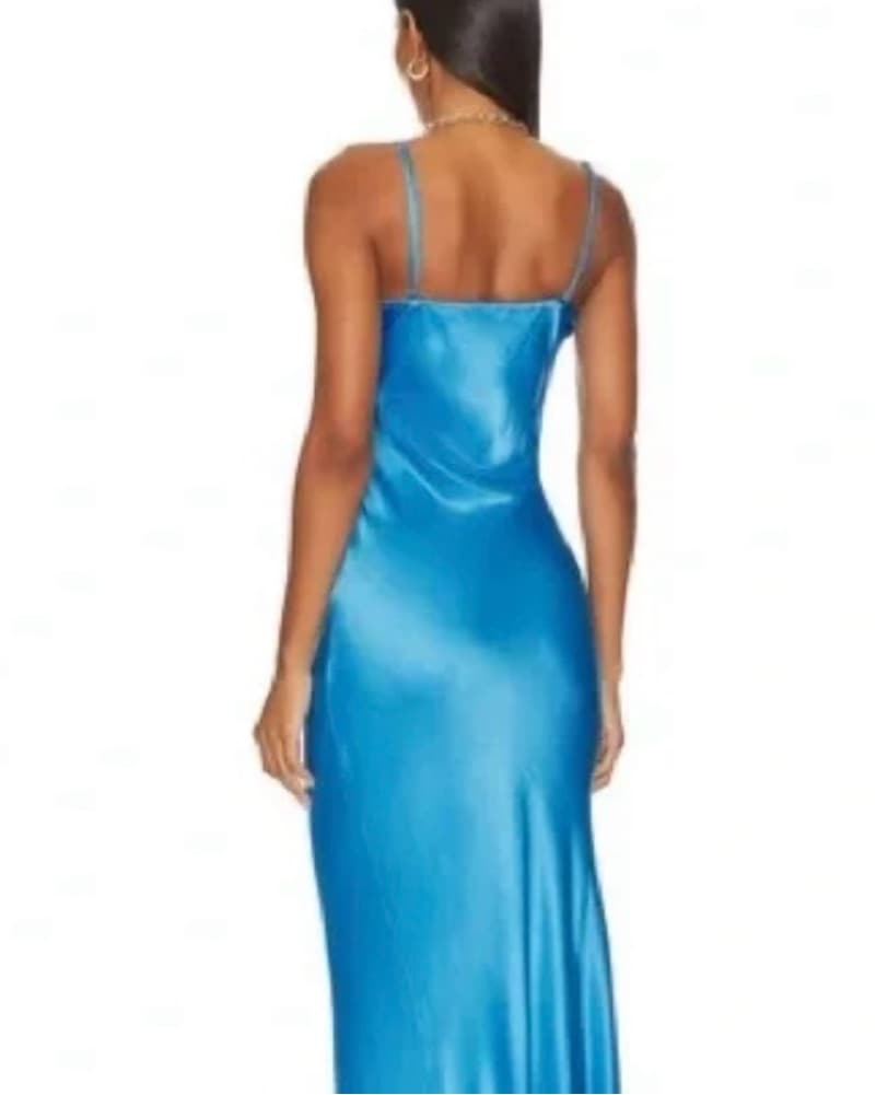 blue Revolve Long Dress - Image 2