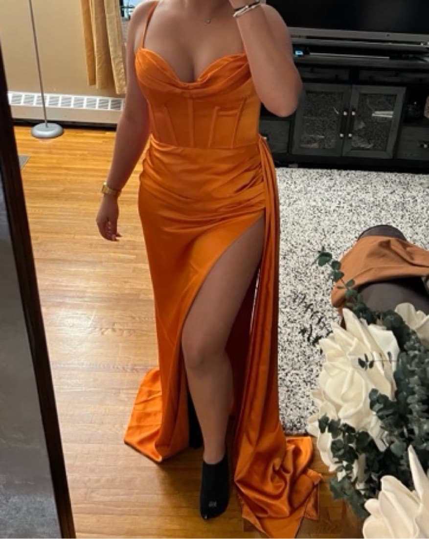 Miss Circle - Satin Corset Dress - Image 2