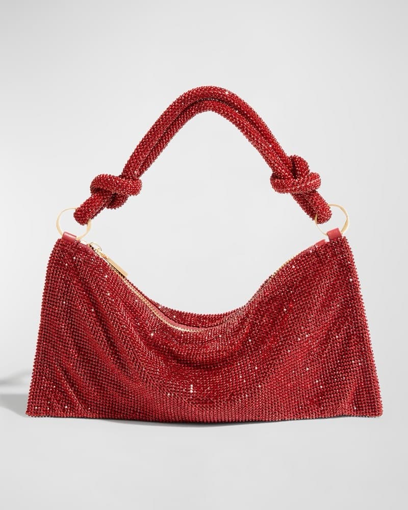 Cult Gaia Hera Shoulder Bag | Red Bag, Sequin Bag, Sparkly Bag, Cult Gaia Bag - Image 5