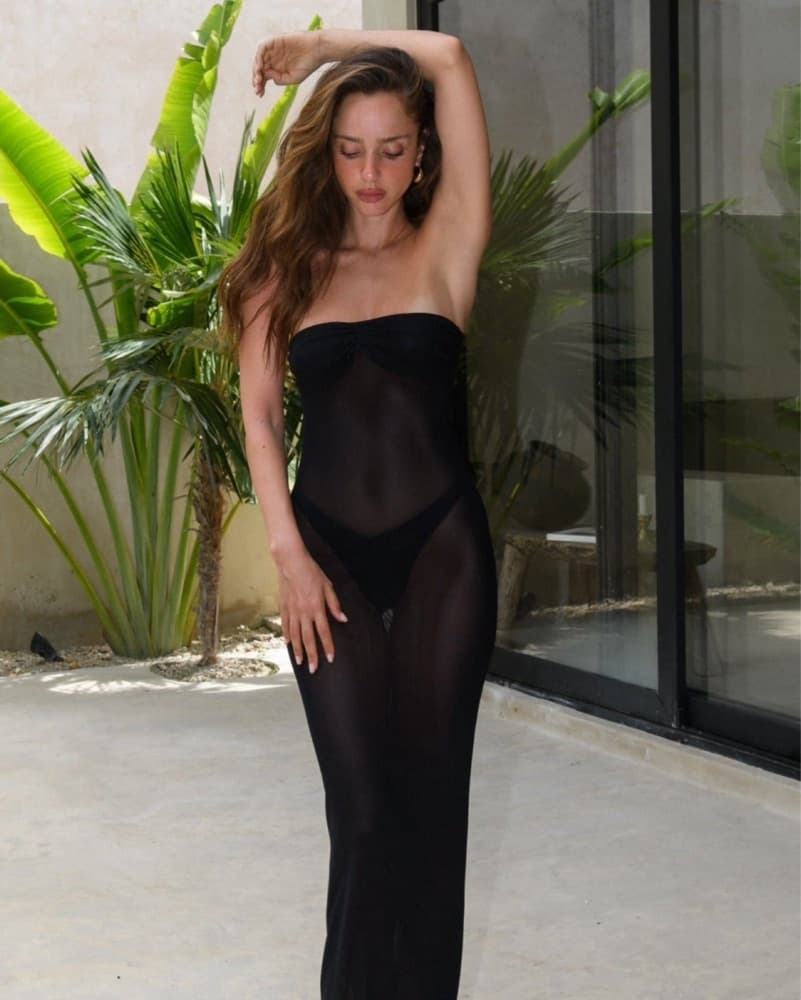 Bananhot Sheer Maxi Dress - Image 1