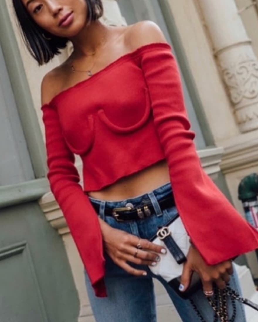 Orseund Iris off the shoulder top - Image 1
