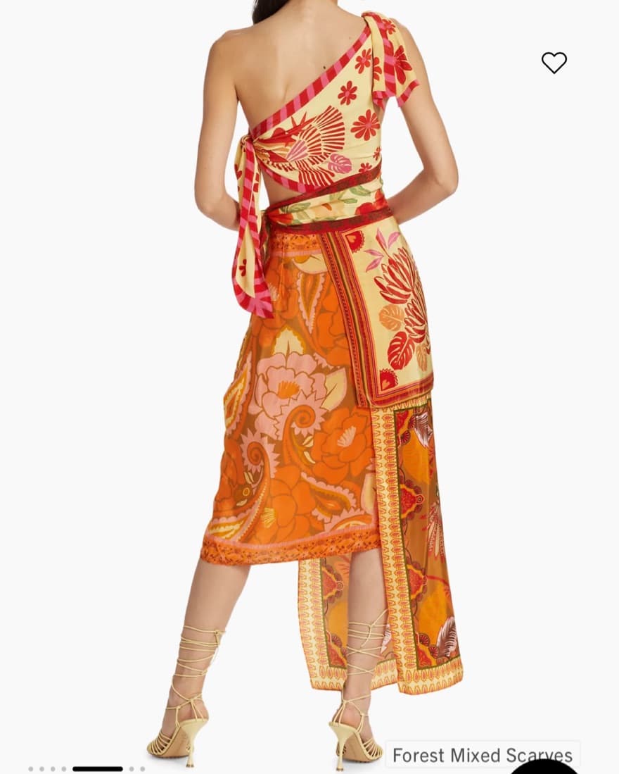 Printed Farm Rio Midi Dress - Image 2