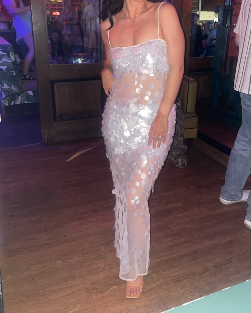Retrofete Mischa Sequin Dress - Image 2