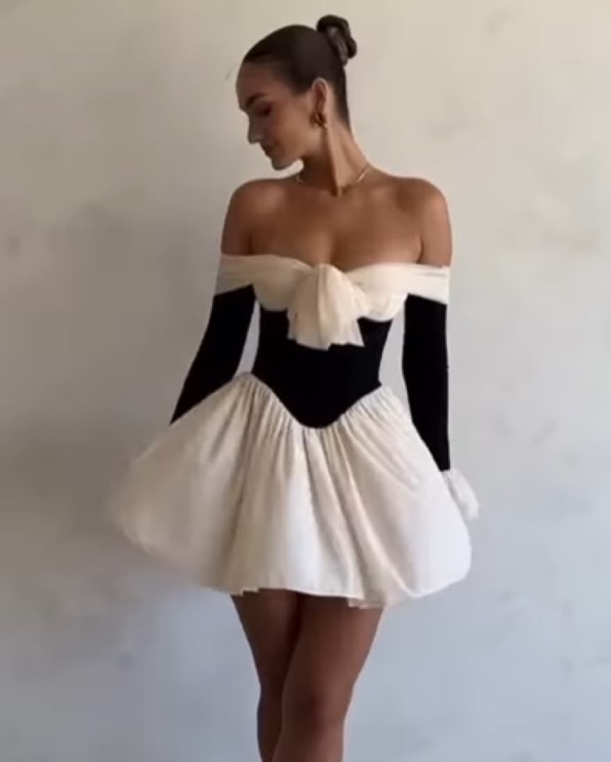 House Of CB Alana Off Shoulder Dress - Image 4