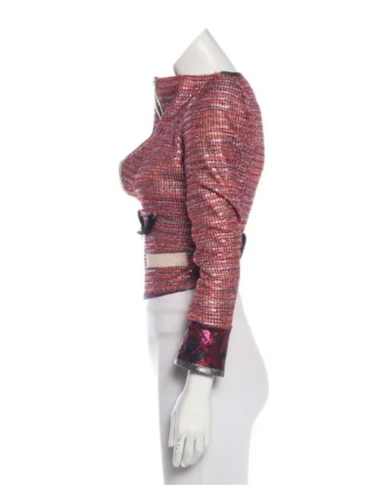 Marc Jacobs Leather-Trimmed Cropped Jack - Image 5