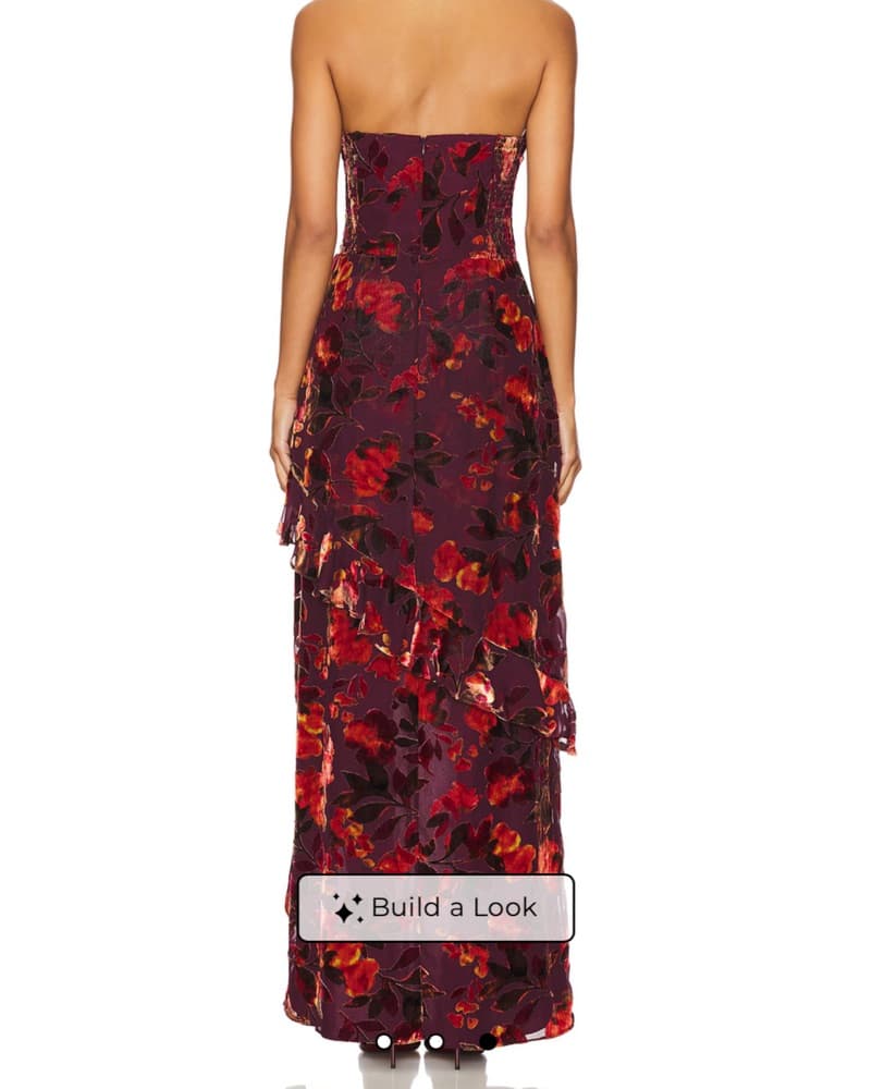 Marron Maxi Revolve Dress - Image 2