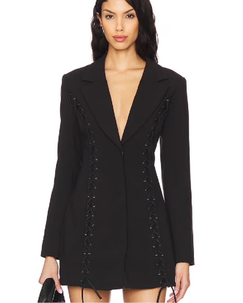 Verity Lace Up Blazer Dress  - Image 1
