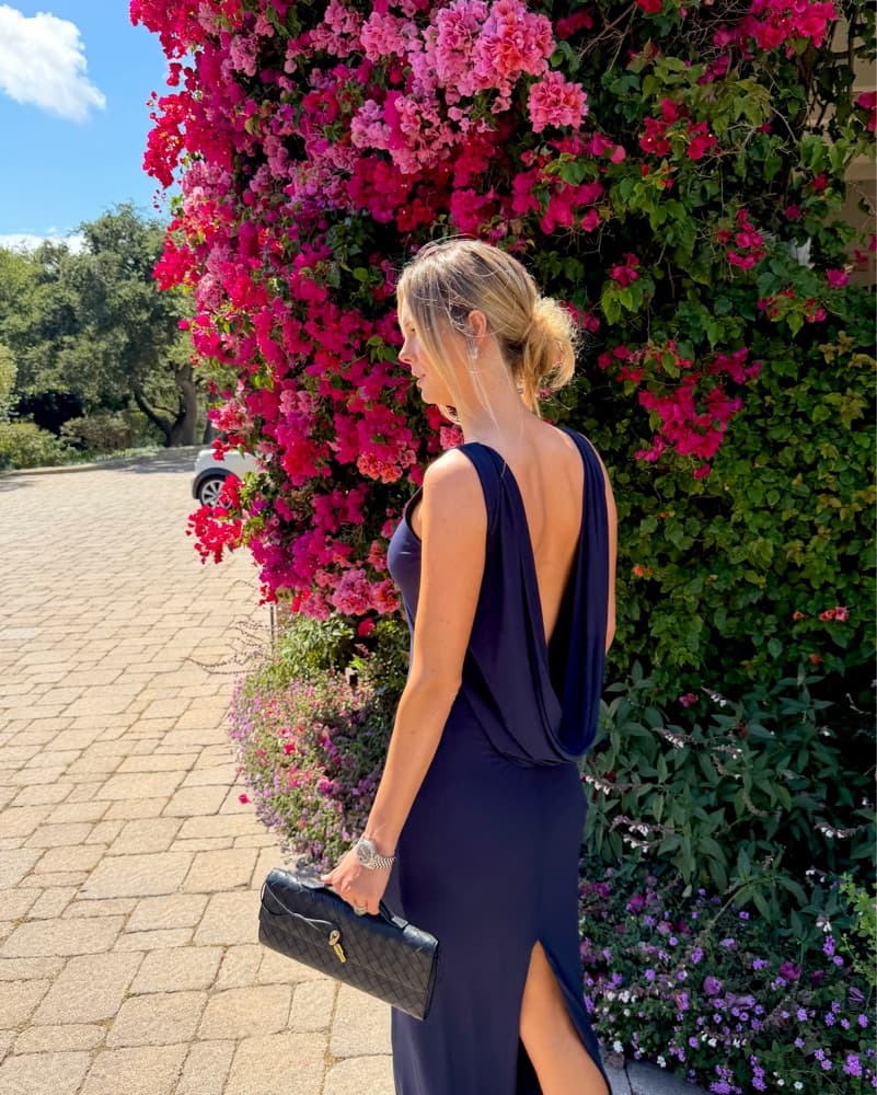 Cult Gaia Basha Gown In Deep Lake - Image 1