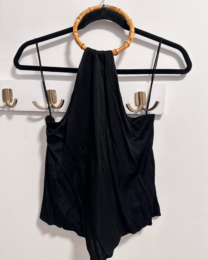 Ralph Lauren Black Bamboo Halter  - Image 3