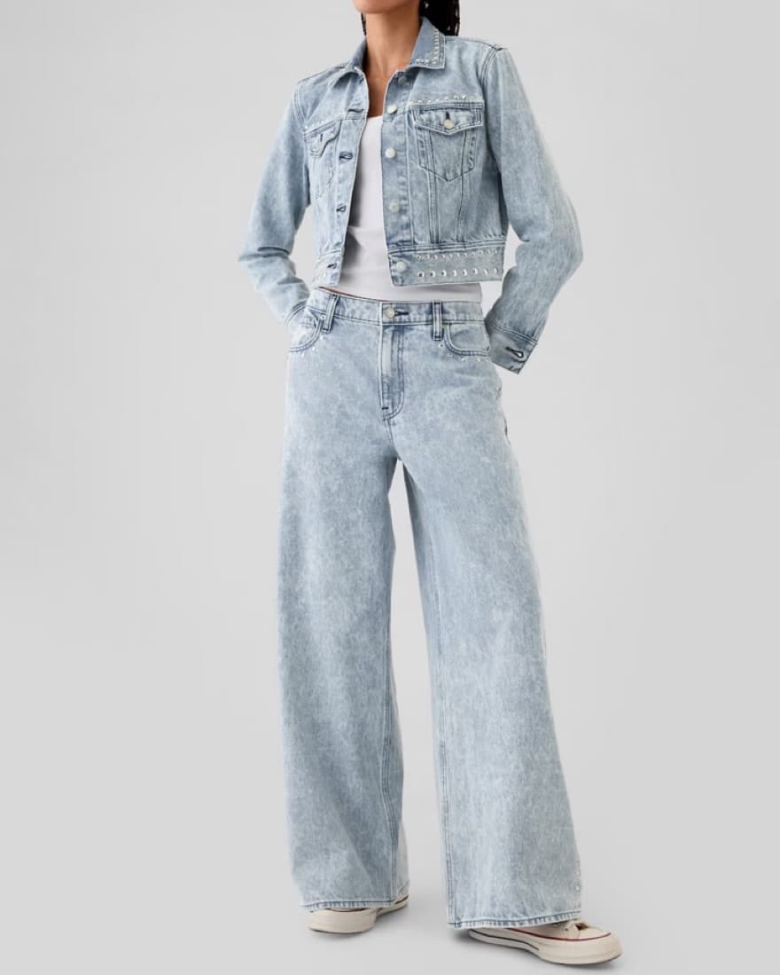 Gap Studded Baggy Jeans - Image 2