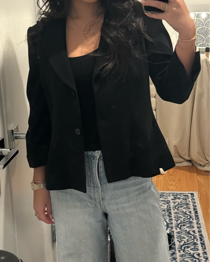 Vintage Giorgio Armani Cropped Blazer - Image 1