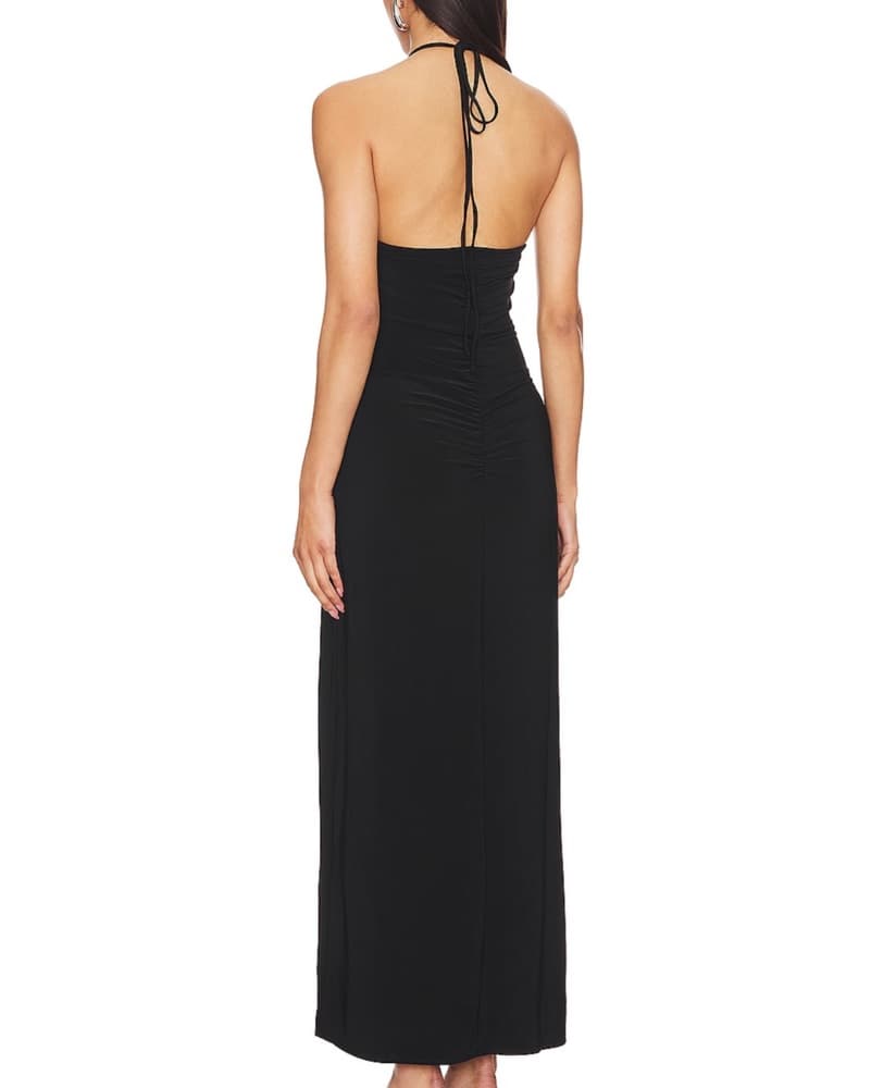 Black Halterneck Dress - Image 5