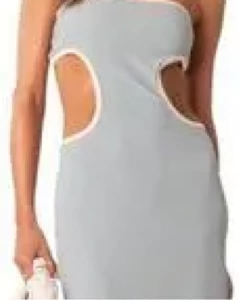 Edikted Michelle Cutout Rib Maxi Dress - Image 3
