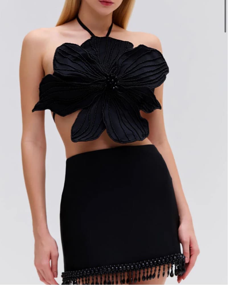 PatBO Beaded Skirt - Image 4