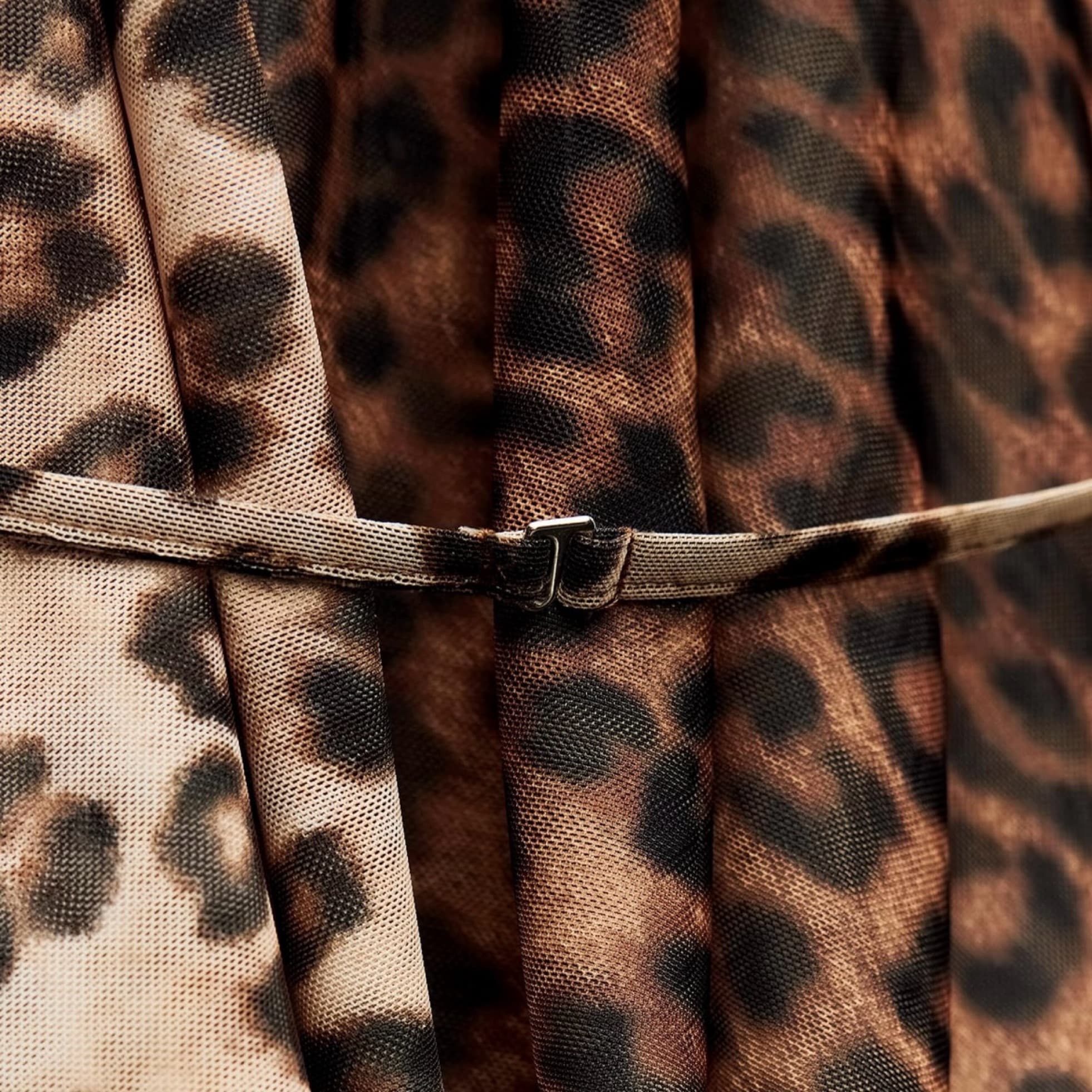 Low cut open back Cheetah maxi dress - Image 5