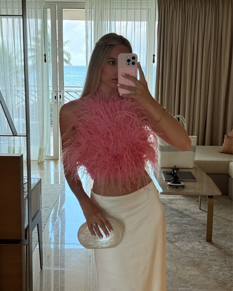 Cult Gaia Feather Top - Image 1