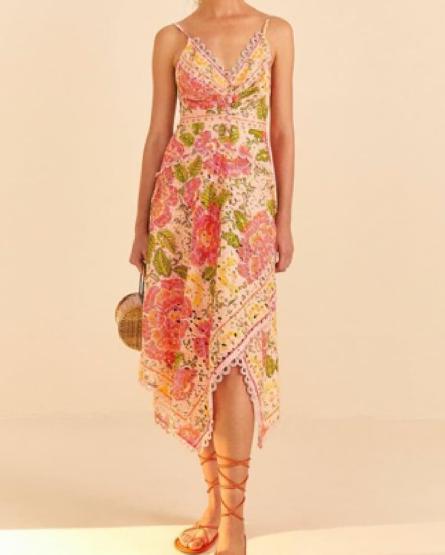 Pink Farm Rio Eyelet Midi - Image 2