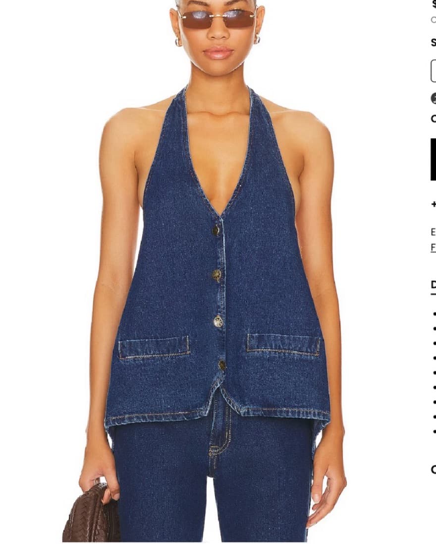 Lionness Halter Top & Jeans/bottom Set - Image 3