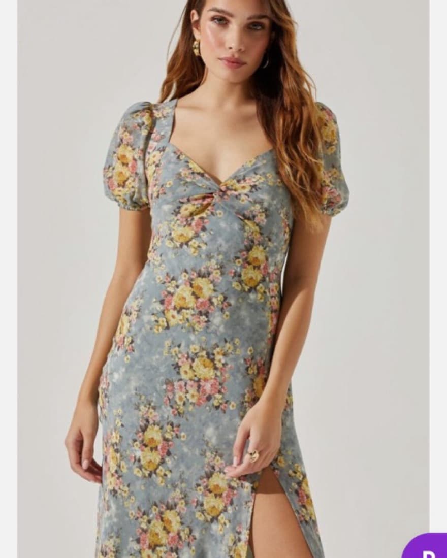 ASTR The Label Long Floral Dress - Image 2