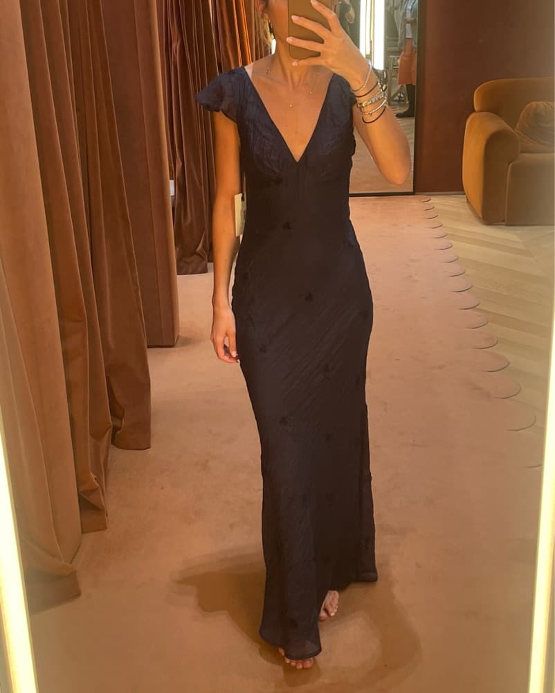 Staud Nori Dress Midnignt - Image 4