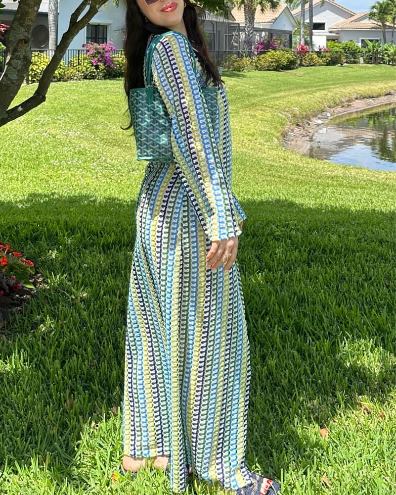 Vibrant Printed Maxi Dress - Image 3