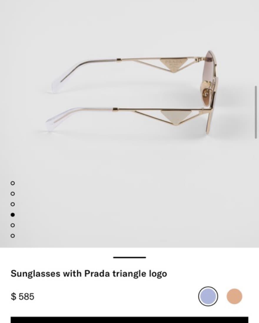 Prada Sunglasses Silver  - Image 2