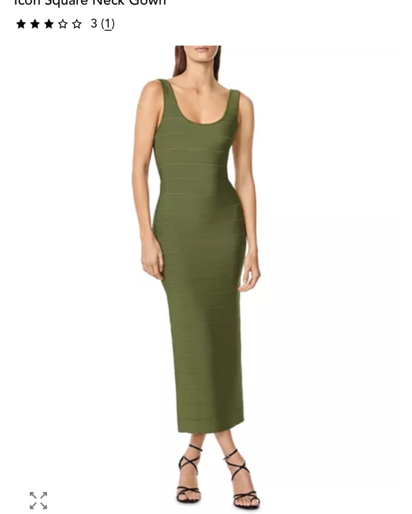 Herve Leger Icon Square Neck - Image 1