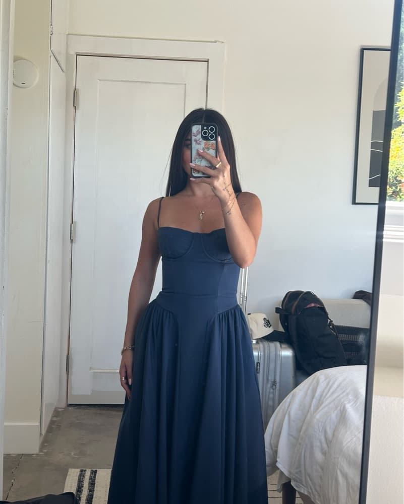 House Of CB Blue Dress - Image 3