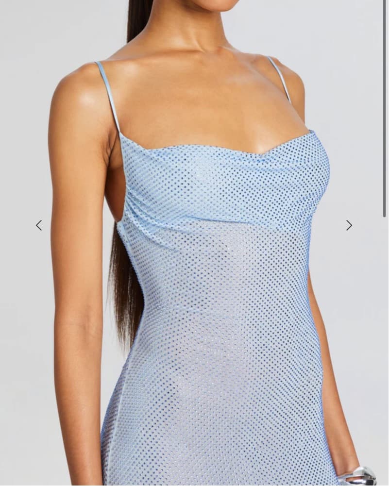 RETROFETE SHILO EMBELLISHED SILK DRESS - Image 2
