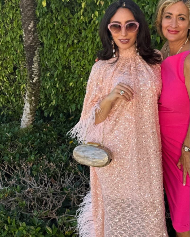 Sequined Feather Mariposa Kaftan - Image 2