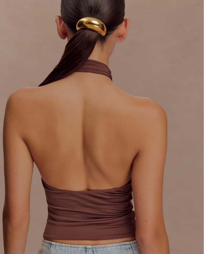 Meshki Mariposa Halter Top - Image 2