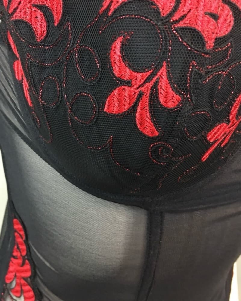 LA VERITÉ Black Lace Underwire Bustier  - Image 3