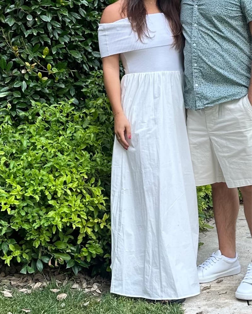Line & dot Maxi Dress  - Image 2