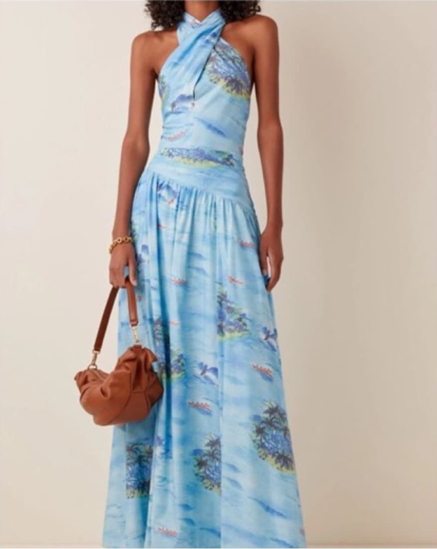 Staud Kona Island Set Halter and Skirt - Image 1