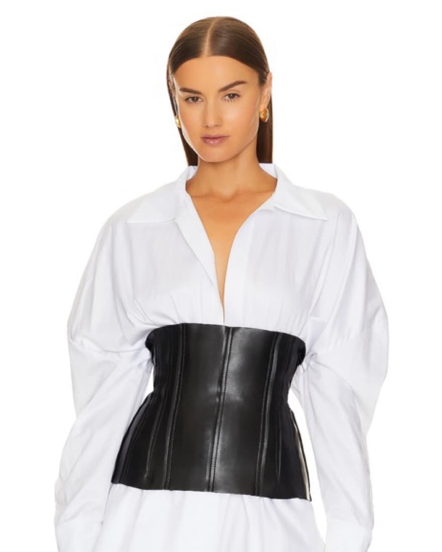 Leather Corset Overlay - Image 1