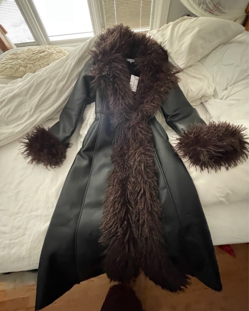 Faux Fur Coat - Image 2