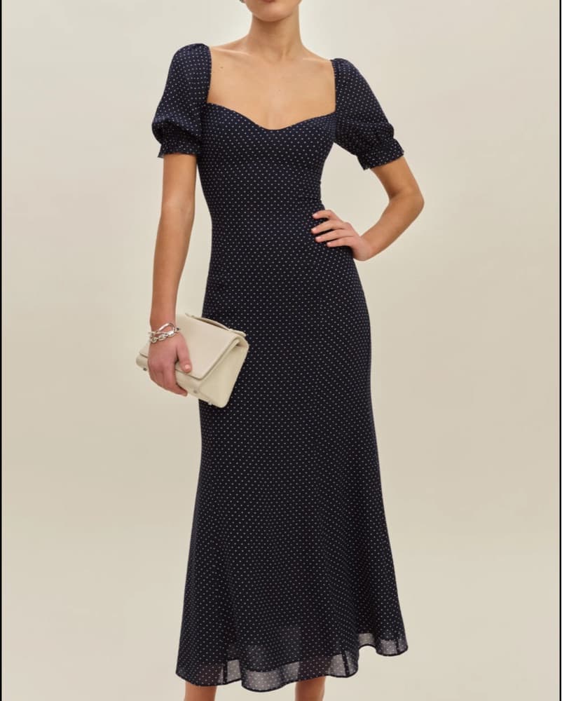 Blue Reformation Gloria Dress - Image 1