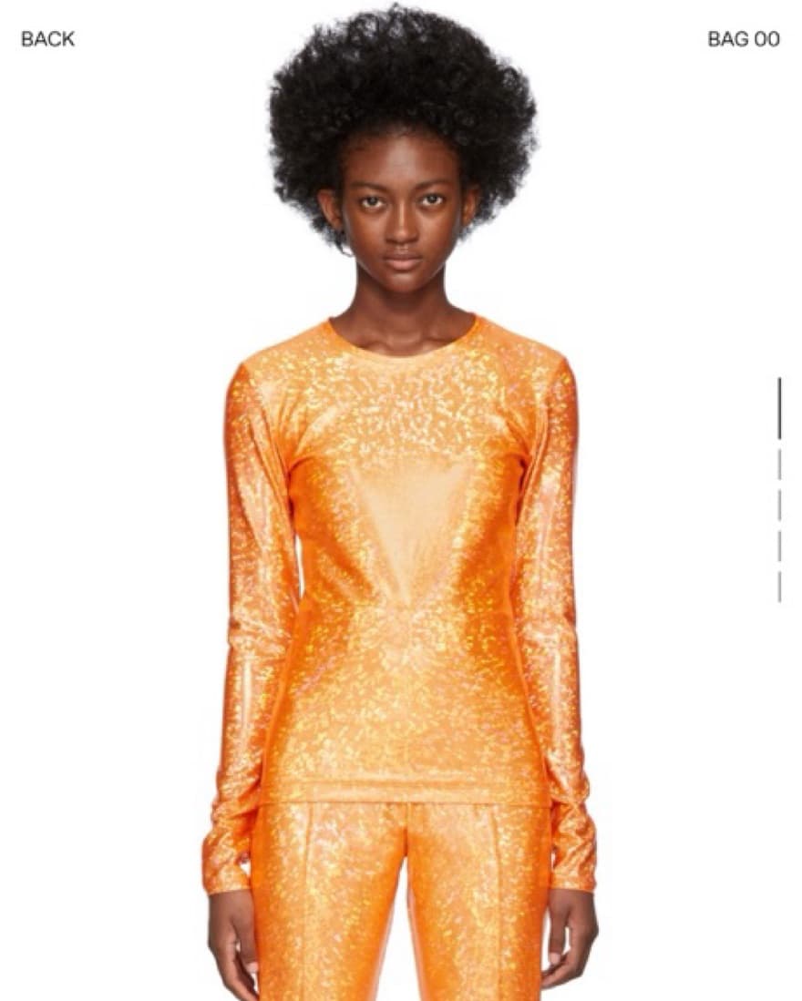 Saks Pott Orange Shimmer Top - Image 1