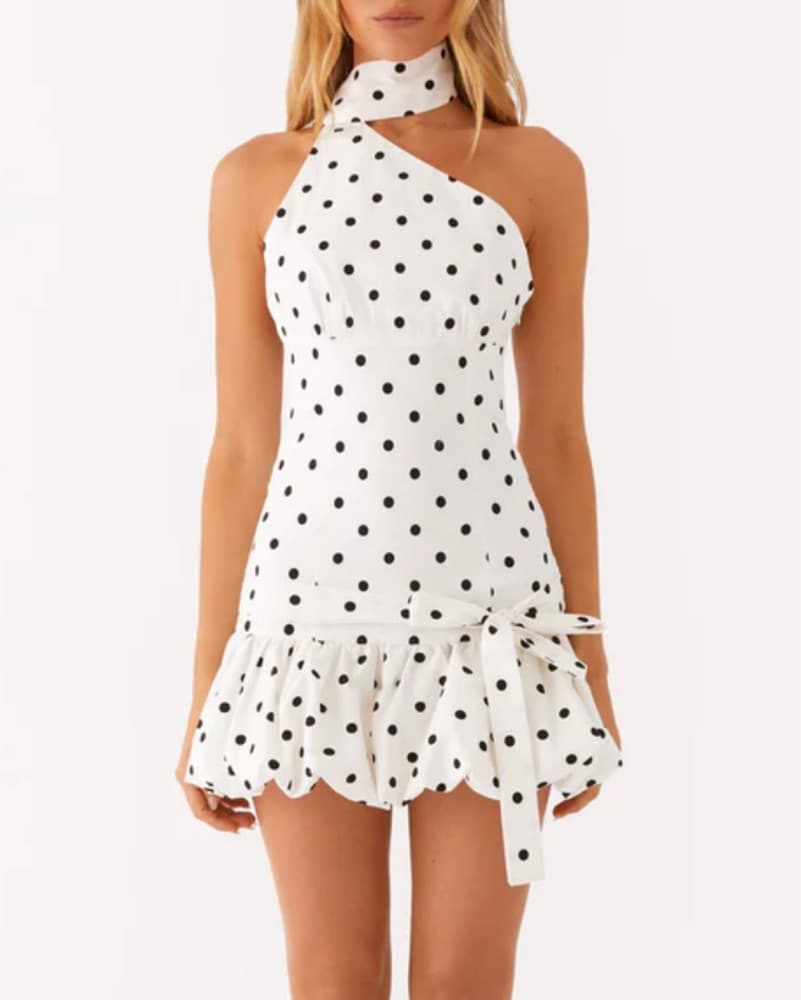 Peppermayo Polka Dot Mini Dress - Image 2