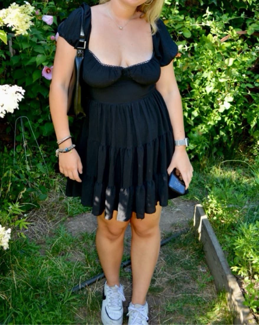 Princess Polly Danny Black Dress - Image 5