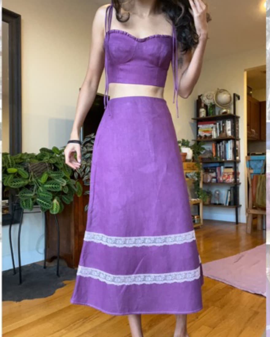 Reformation Rima Linen Two Piece Set  - Image 1