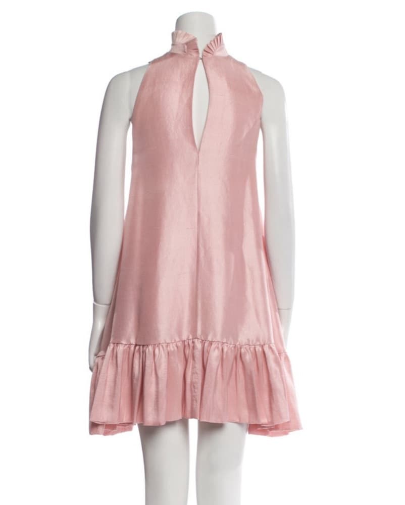 Azeeza Light Pink Mini Swing Dress - Image 3