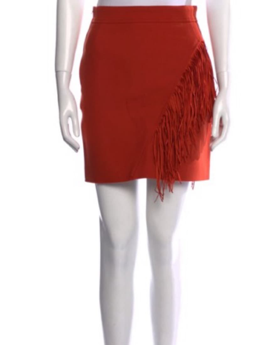 Maje Fringe Skirt - Image 3